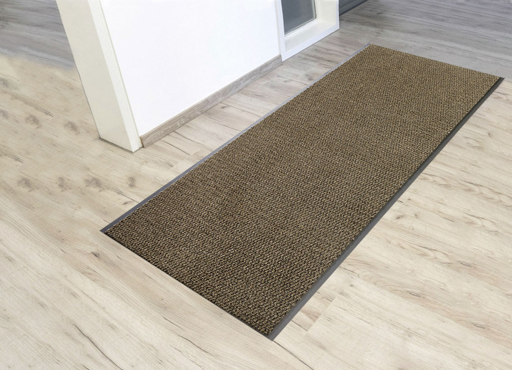 Läufer & Stufenmatten - Vielseitiger Schmutzfangläufer nach Ihren Wunschmaßen, in Größe 104 (Läufer, 120 cm breit) bis 105 (Läufer, 90 cm breit), in Farbe BLAU Ansicht 5