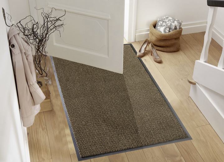 Fußmatten - Praktische Schmutzfangmatten für drinnen und draußen, in Größe 116 (80x120 cm) bis 117 (90x150 cm), in Farbe BLAU Ansicht 4