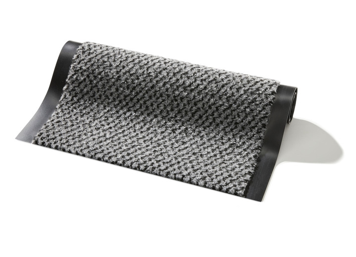 Läufer & Stufenmatten - Vielseitiger Schmutzfangläufer nach Ihren Wunschmaßen, in Größe 104 (Läufer, 120 cm breit) bis 105 (Läufer, 90 cm breit), in Farbe BLAU Ansicht 2