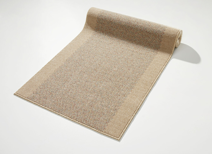 Läufer & Stufenmatten - Perfekte Läufer nach Ihrem Wunschmaß, in Größe 100 (50 cm breit) bis 106 (100 cm breit), in Farbe BEIGE Ansicht 1
