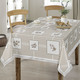 Tischdecken - Pflegeleichte Wachstuch-Tischdecke – Farbe BEIGE – Ansicht 1 Tischdecken - Pflegeleichte Wachstuch-Tischdecke, in Größe 108 (Tischdecke, 80/ 80 cm) bis 140 (Tischdecke, 140/210 cm), in Farbe BLAU – Farbe BEIGE – Ansicht 1