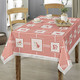Tischdecken - Pflegeleichte Wachstuch-Tischdecke – Farbe ROT – Ansicht 1 Tischdecken - Pflegeleichte Wachstuch-Tischdecke, in Größe 108 (Tischdecke, 80/ 80 cm) bis 140 (Tischdecke, 140/210 cm), in Farbe BLAU – Farbe ROT – Ansicht 1