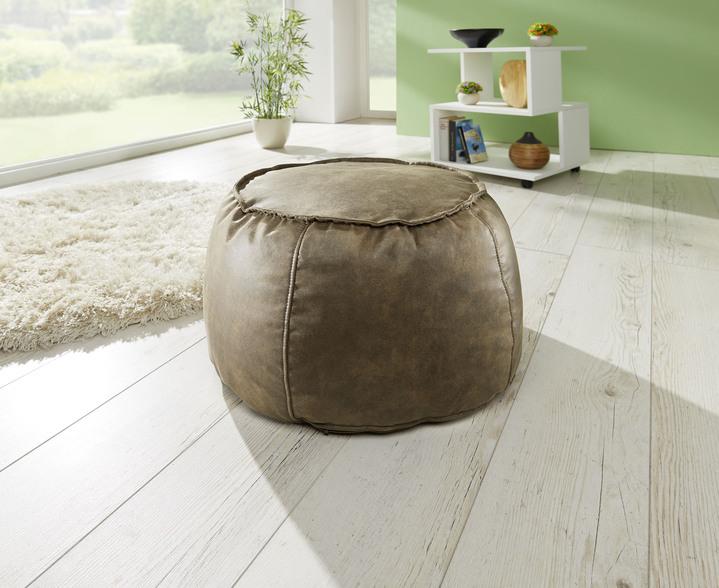 Hocker & Sitzwürfel - Sitzhocker ø 60 cm, in Farbe DUNKELGRÜN Ansicht 1