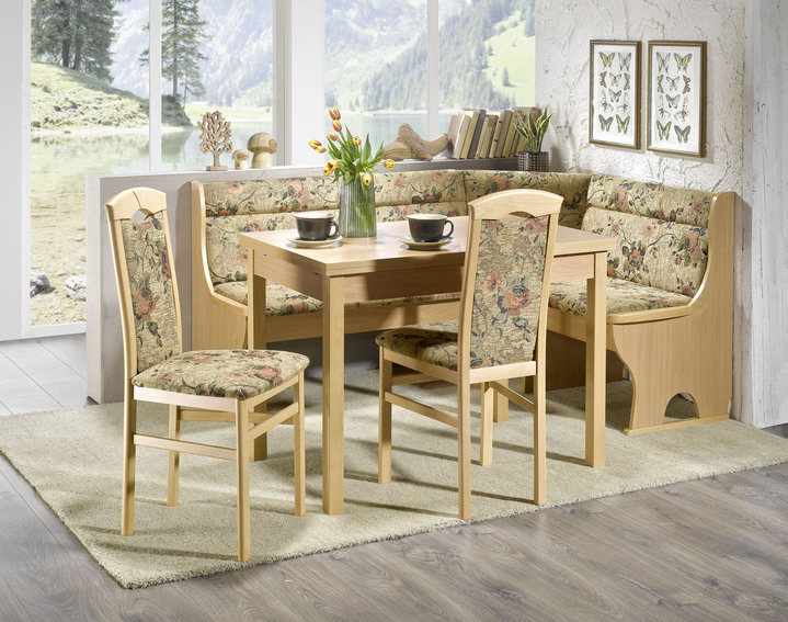 Stühle & Sitzbänke - Esszimmermöbel aus massiven Buchenholz, in Farbe BUCHE-BRAUN, in Ausführung Stühle, 2er-Set Ansicht 1