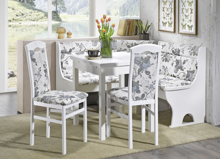 Stühle & Sitzbänke - Esszimmermöbel aus massiven Buchenholz, in Farbe BUCHE-BLAU, in Ausführung Stühle, 2er-Set Ansicht 3