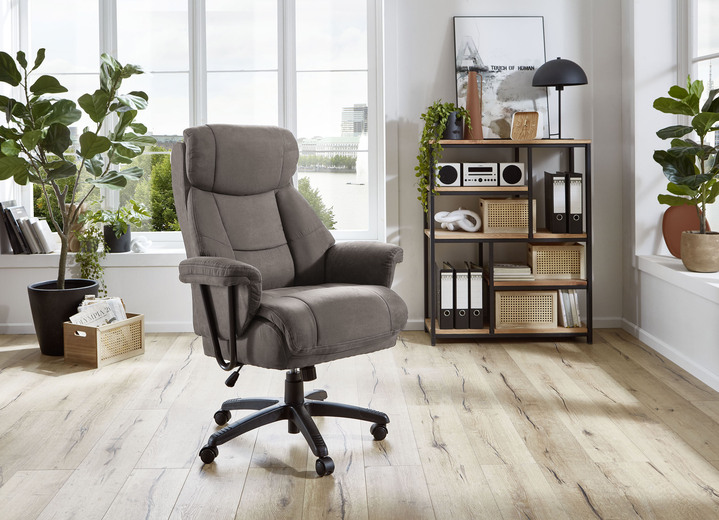 Chefsessel / Bürostuhl - Komfortabler XXL-Chefsessel, in Farbe ANTHRAZIT Ansicht 3