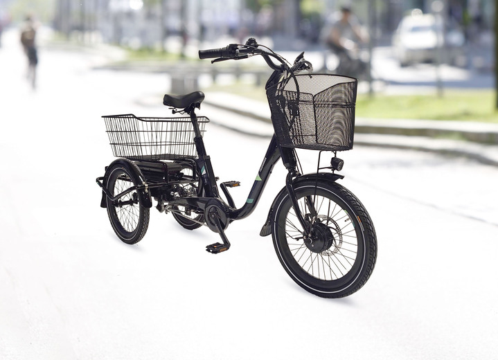 Elektromobile - E-Dreirad für mehr Sicherheit im Alltag, in Farbe SCHWARZ Ansicht 1