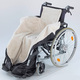 Rollatoren & Rollstühle - Rollstuhl-Wärmesack hält trocken und warm bei Schmuddelwetter – Farbe SCHWARZ – Ansicht 3 Rollatoren & Rollstühle - Rollstuhl-Wärmesack hält trocken und warm bei Schmuddelwetter, in Farbe SCHWARZ – Farbe SCHWARZ – Ansicht 3