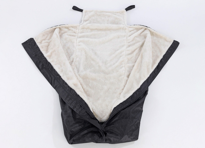 Rollatoren & Rollstühle - Rollstuhl-Wärmesack hält trocken und warm bei Schmuddelwetter Ansicht 4 Rollatoren & Rollstühle - Rollstuhl-Wärmesack hält trocken und warm bei Schmuddelwetter, in Farbe SCHWARZ Ansicht 4