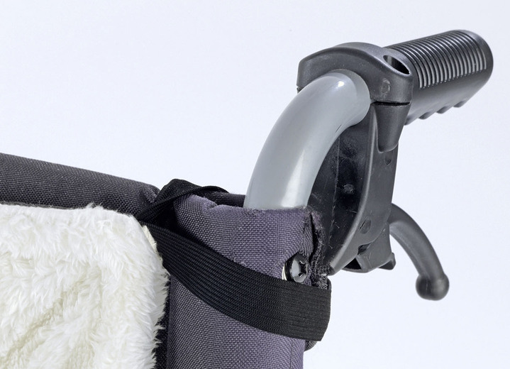 Rollatoren & Rollstühle - Rollstuhl-Wärmesack hält trocken und warm bei Schmuddelwetter Ansicht 5 Rollatoren & Rollstühle - Rollstuhl-Wärmesack hält trocken und warm bei Schmuddelwetter, in Farbe SCHWARZ Ansicht 5