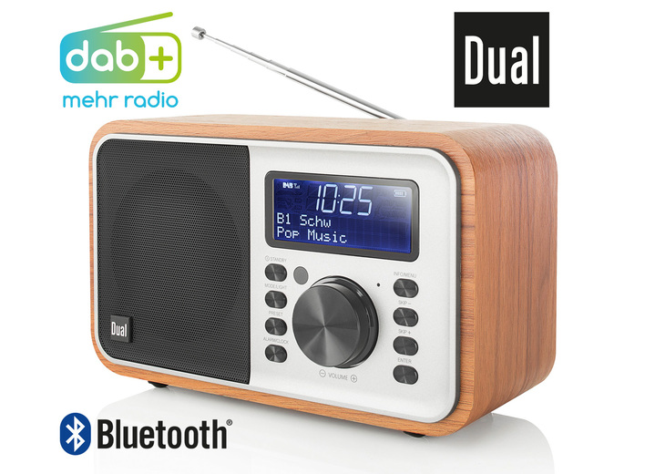 Musikanlagen - Dual DCR-51 Digitalradio im Holzdesign, in Farbe HOLZFARBEN Ansicht 1