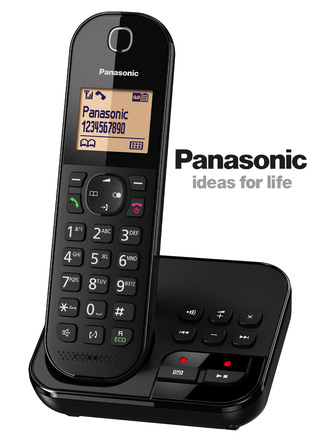 Panasonic Großtasten-Telefon mit Anrufbeantworter