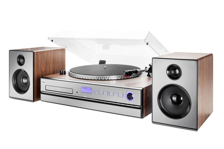 - Dual NR100X Nostalgie-Stereoanlage, in Farbe BRAUN Ansicht 3