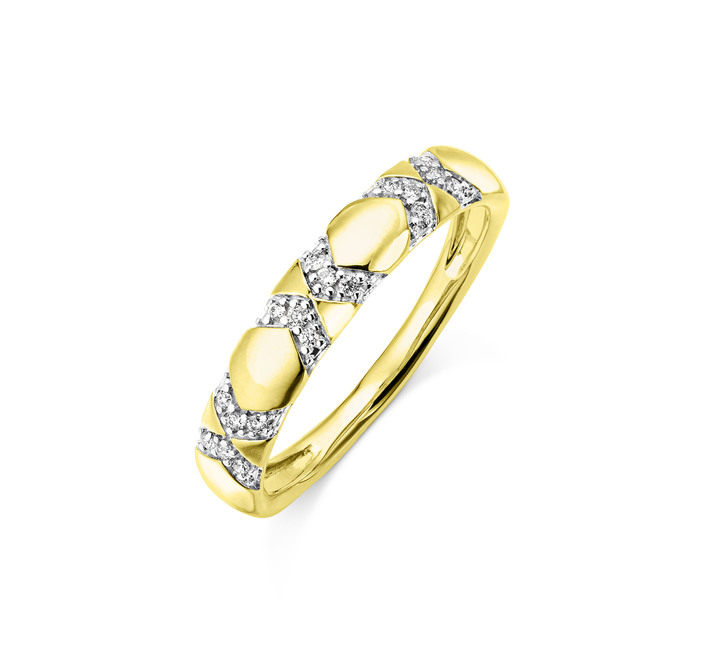 - Edel im Design: Brillant-Damenring, in Größe 160 bis 220, in Farbe  Ansicht 2