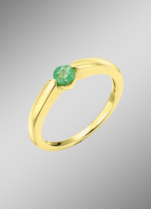 Ringe - Bezaubernder Damenring mit echtem Edelstein, in Größe 160 bis 220, in Farbe , in Ausführung ECHT RUBIN Ansicht 3