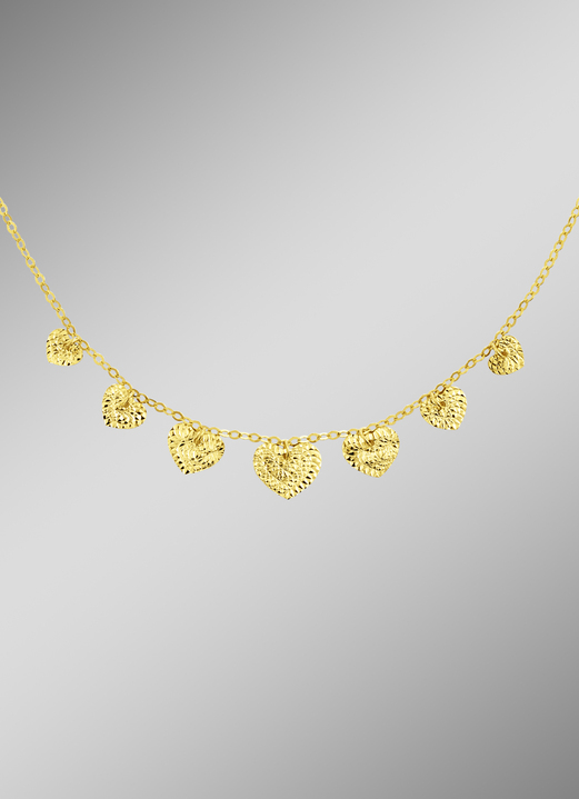 Halsketten - Ein tolles Geschenk: Herzchen-Halskette, in Farbe  Ansicht 1