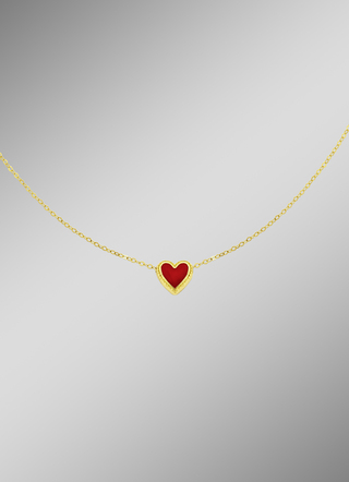 Romantische Halskette mit Herz