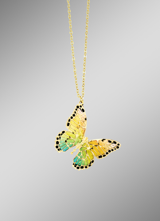 BADER Damen-Goldschmuck Schmetterling Beliebte - Ankerkette |