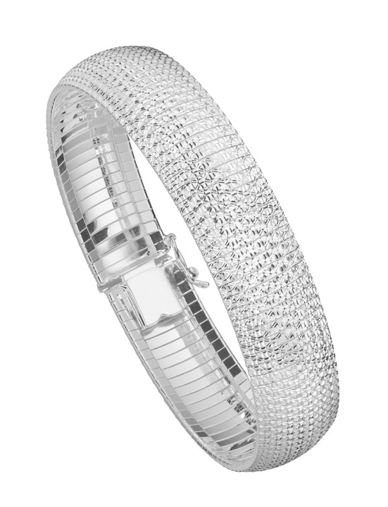 Armbänder - Diamantiertes Armband aus Silber, in Farbe  Ansicht 2