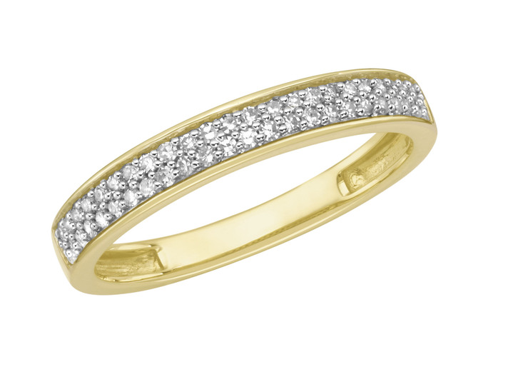 Ringe - Damenring mit 45 Diamanten, in Größe 160 bis 220, in Farbe  Ansicht 2