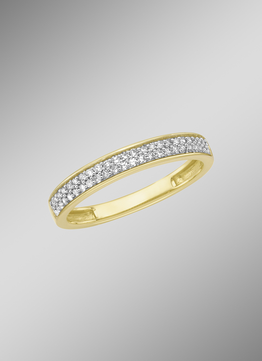Ringe - Damenring mit 45 Diamanten, in Größe 160 bis 220, in Farbe  Ansicht 1