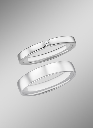 Edler Trauring in Platin 600/- fein