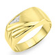 Ringe - Herrenring mit Diamant – Ansicht 2 Ringe - Herrenring mit Diamant, in Größe 180 bis 240, in Farbe  – Ansicht 2