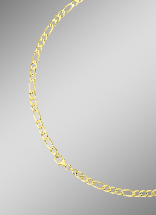 Halsketten - Diamantierte Figarokette, in Farbe  Ansicht 5