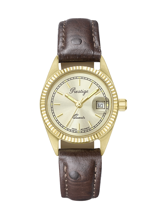 Lederband - Hochwertige Prestige-Quartz-Damenuhr Ansicht 2 Lederband - Hochwertige Prestige-Quartz-Damenuhr, in Farbe  Ansicht 2