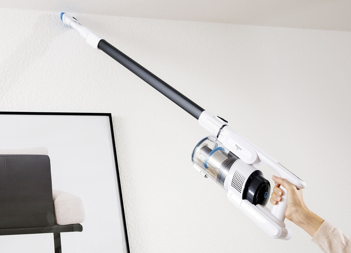 - Hoogo S6 – 2-in-1-Akku-Handstaubsauger – leicht und flexibel, in Farbe WEISS-GRAU Ansicht 4