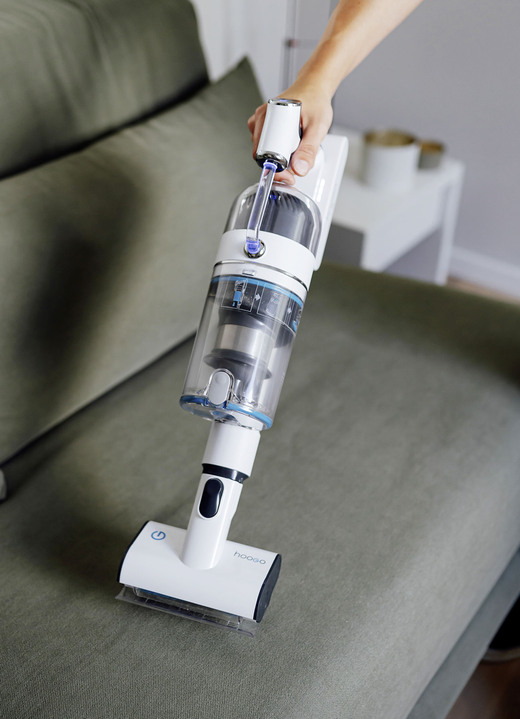 - Hoogo S6 – 2-in-1-Akku-Handstaubsauger – leicht und flexibel, in Farbe WEISS-GRAU Ansicht 6