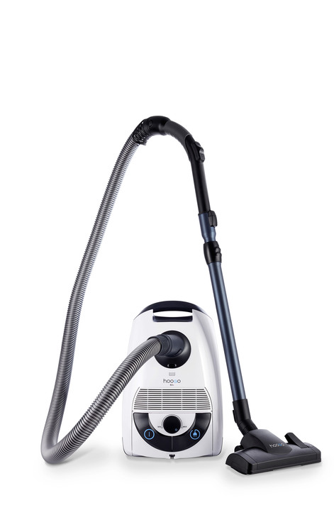Mit Kabel - Hoogo B3+ Bodenstaubsauger - Kraftvoll, wendig und leise, in Farbe WEISS-GRAU Ansicht 2