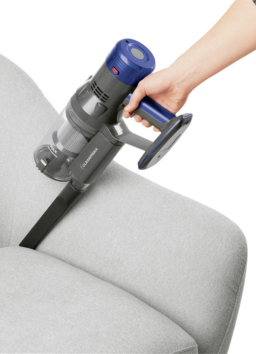 Mit Akku - Akku-Handstaubsauger mit leistungsstarkem Akku Ansicht 4 Mit Akku - Akku-Handstaubsauger mit leistungsstarkem Akku, in Farbe ANTHRAZIT-BLAU Ansicht 4