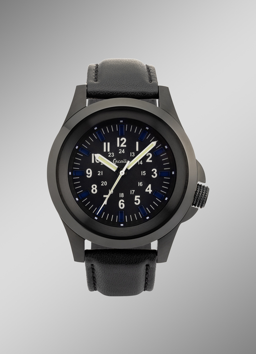 - Cacalla-Quartz-Herrenuhr, in Farbe  Ansicht 2