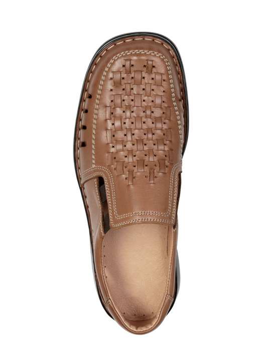Slipper & Schnürschuhe - GINO GALANTE, sommerliche Herren-Slipper, mit Gummizug Ansicht 5 Slipper & Schnürschuhe - GINO GALANTE, sommerliche Herren-Slipper, mit Gummizug, in Größe 040 bis 046, in Farbe SCHWARZ Ansicht 5