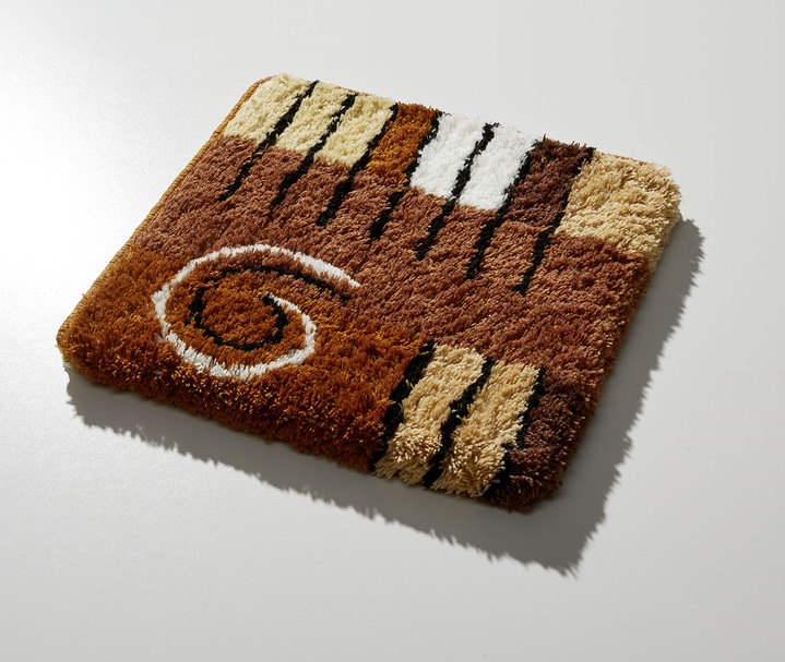 Badgarnituren - Badgarnitur in Table Tuft Qualität , in Größe 100 (Vorleger halbrund, 50/ 80 cm) bis 112 (WC-Deckelbezug, 47/ 50 cm), in Farbe BLAU Ansicht 8