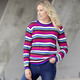 Langarm - Pullover in Strukturmix, in Größe L(44/46) bis XS(32/34), in Farbe MULTICOLOR – Farbe MULTICOLOR – Ansicht 1