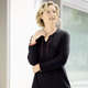 Shirts - Interessantes Shirt mit paspelierter Blende in 2 Farben – Farbe SCHWARZ Shirts - Interessantes Shirt mit paspelierter Blende in 2 Farben, in Größe 036 bis 052, in Farbe PETROL