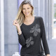 Langarm - Shirt mit Flatlock-Naht in 2 Farben – Farbe ANTHRAZIT Langarm - Shirt mit Flatlock-Naht in 2 Farben, in Größe 036 bis 052, in Farbe MESSING