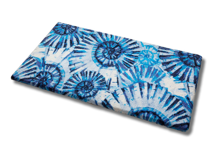 Badgarnituren - Badvorleger mit rutschhemmender Rückseite, in Größe 100 (Vorleger halbrund, 50/ 80 cm) bis 112 (WC-Deckelbezug, 47/ 50 cm), in Farbe BRAUN Ansicht 4