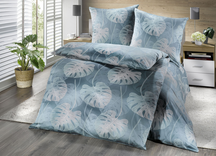 Bettwäschegarnituren - Mako-Satin Bettwäsche-Garnitur von Estella Ansicht 2 Bettwäschegarnituren - Mako-Satin Bettwäsche-Garnitur von Estella, in Größe 112 (80/80 cm + 135/200 cm) bis 121 (Kissenbezug, 40/80 cm), in Farbe TAUPE Ansicht 2