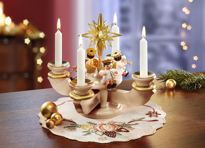 - Adventsleuchter aus dem Hause Zeidler, in Farbe NATUR, in Ausführung klein Ansicht 1