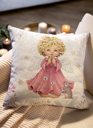 - Kissenbezug Engel im Schnee, in Farbe BUNT