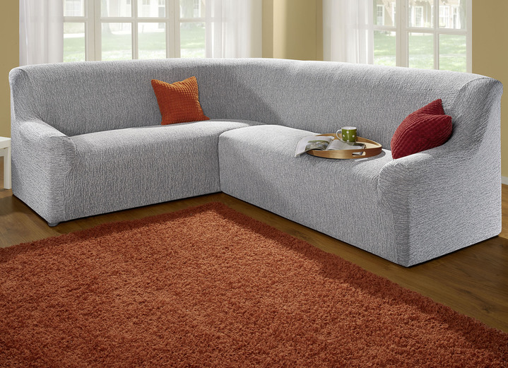 Sessel- & Sofaüberwürfe - Stretchbezüge, in Größe 101 (Sesselbezug) bis 106 (Stuhlbezug), in Farbe BRAUN Ansicht 12