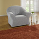 Sessel- & Sofaüberwürfe - Stretchbezüge, in Größe 101 (Sesselbezug) bis 106 (Stuhlbezug), in Farbe BRAUN – Farbe GRAU – Ansicht 1