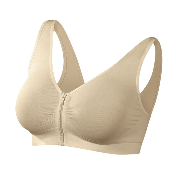 Wäsche - Traum-BH mit Reißverschluss, 5er-Set, in Größe L bis XXL, in Farbe BEIGE-LILA-ROT-SCHWARZ-WEISS Ansicht 7