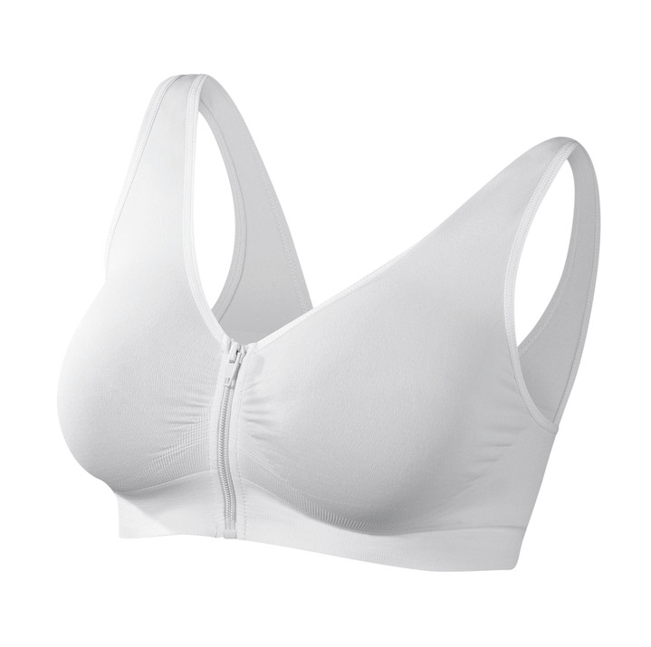 Wäsche - Traum-BH mit Reißverschluss, 5er-Set, in Größe L bis XXL, in Farbe BEIGE-LILA-ROT-SCHWARZ-WEISS Ansicht 6