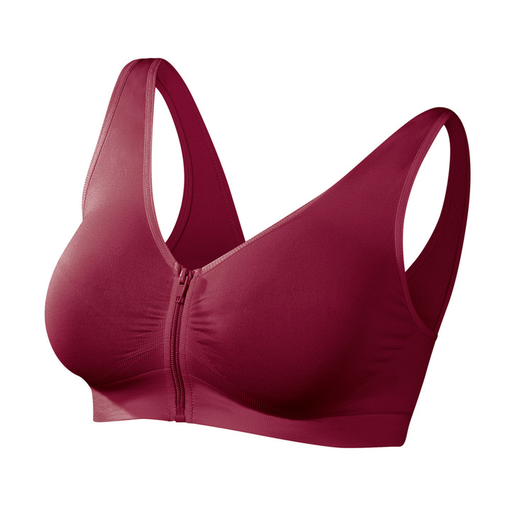 Wäsche - Traum-BH mit Reißverschluss, 5er-Set, in Größe L bis XXL, in Farbe BEIGE-LILA-ROT-SCHWARZ-WEISS Ansicht 4