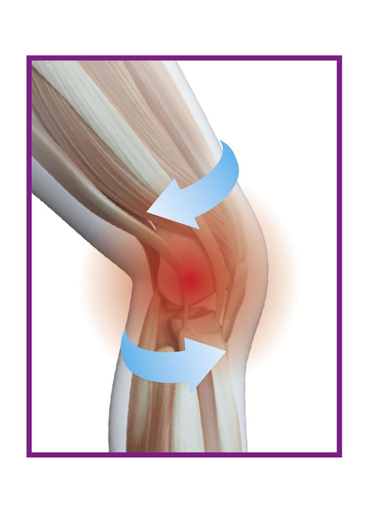 Bandagen - Vitalmaxx Bandagen mit Kupferfasern Ansicht 3 Bandagen - Vitalmaxx Bandagen mit Kupferfasern, in Farbe WEISS, in Ausführung Kniebandage Ansicht 3