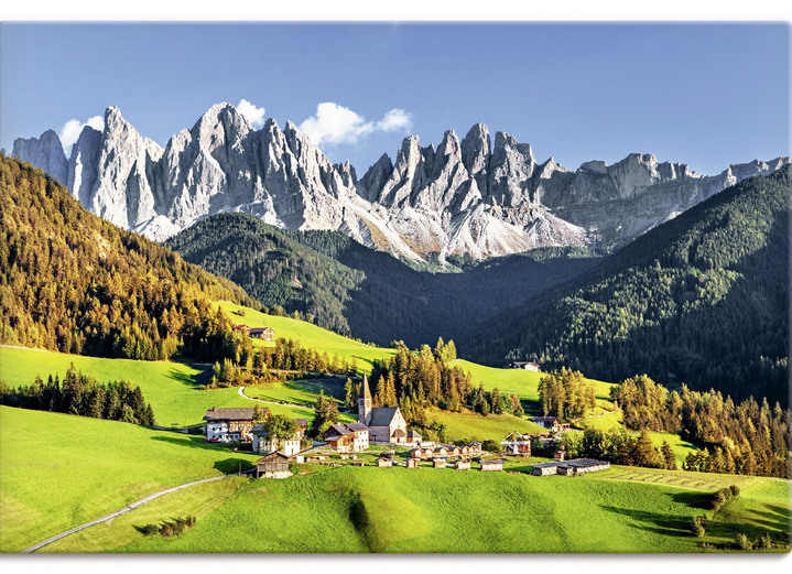 Landschaft - Hochwertiges Leinwandbild, in Farbe BUNT Ansicht 2